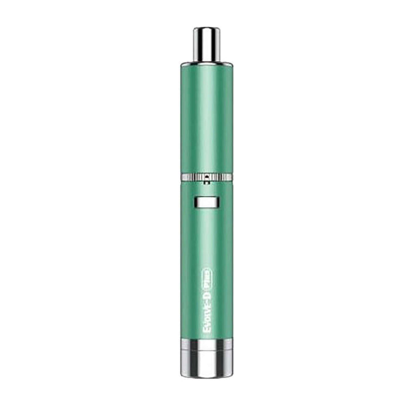 Yocan Evolve-D Plus Dry Herb Pen Vaporizer in green with dual-coil atomizer and built-in storage jar.