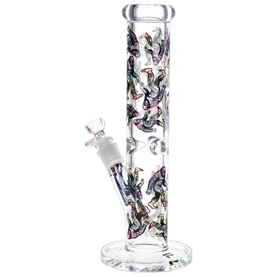 Pulsar Design Series Straight Tube Glass Water Pipe | 12" | 14mm F