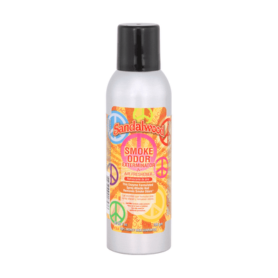 Sandalwood Smoke Odor Exterminator spray bottle, effective air freshener for eliminating odors in your space.