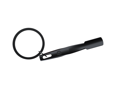 G Pen Dash+ Vaporizer with keychain attachment for easy portability and hybrid heating technology by Grenco Science