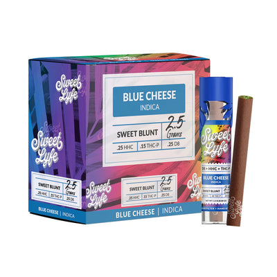 Sweet Blunt D8, HHC, THC-P - Blue Cheese (Indica)