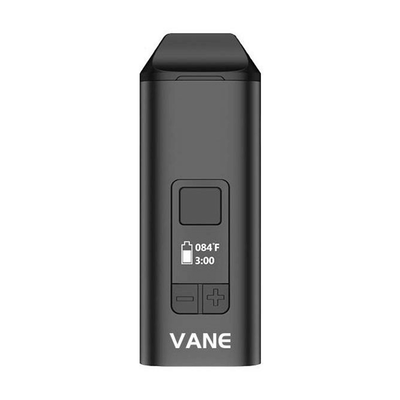 Yocan Vane Portable Vaporizer with temperature display and controls, compact design for easy portability and 1100mAh battery