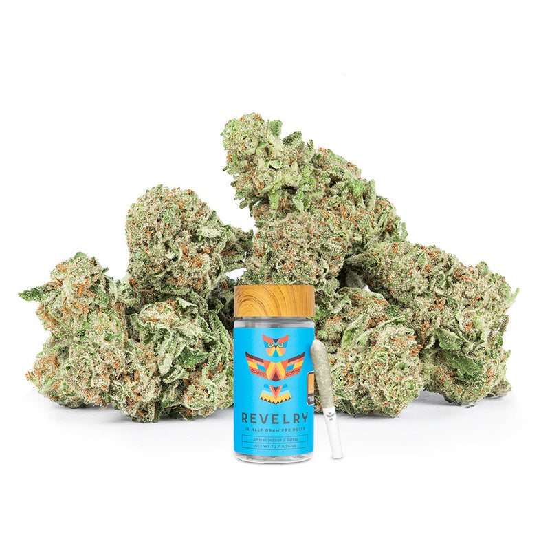 Revelry Passion Fruit Punch THCA Pre Rolls 14 Pack