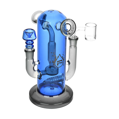 Pulsar Double Trouble Dry Pipe/Dab Rig | 8" | 14mm F - Cheapnotic