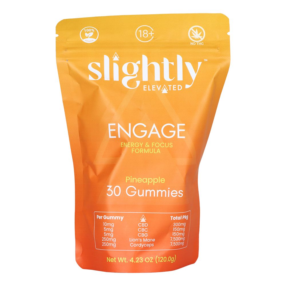 Slightly Elevated Mushroom & Cannabinoid Blend Gummies