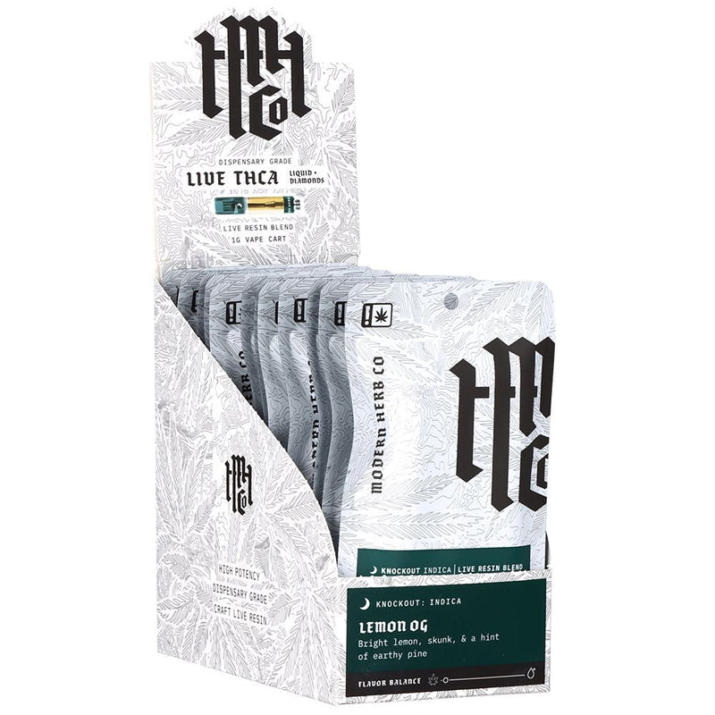 Modern Herb Co Liquid Diamonds THCA Cartridge - 1g 12ct