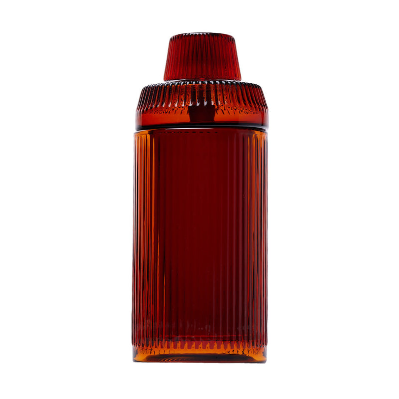 NWTN Home Deco Gravity Pipe in rich amber color with a textured design, perfect for stylish drink mixing.