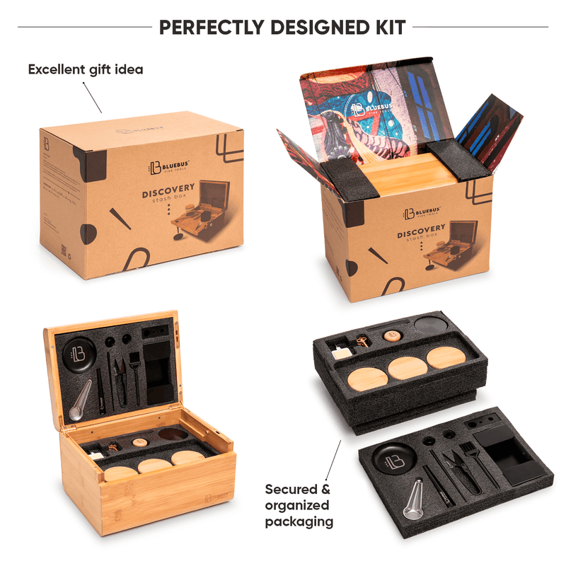 DISCOVERY 2.0 Storage Stash Box with Fingerprint Lock