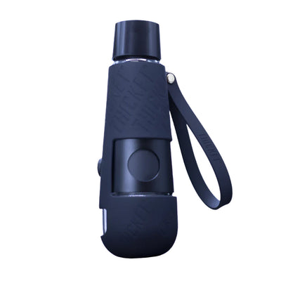 Thicket V2 Water Pipe in sleek black design, portable and compact for discreet smoking on the go.