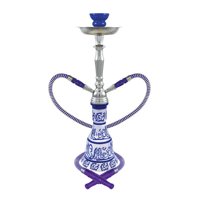 20" Hieros 2-Hose Premium Hookah - Colors Vary - Cheapnotic