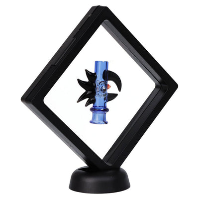 Pulsar Cockatoo Glass Mouthpeice Attachment for Puffco Pivot w/ Display Stand - Colors Vary