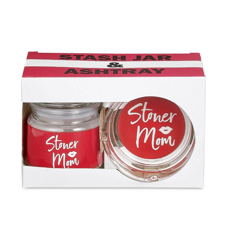 Ashtray and Stash Jar set - Stoner Mom