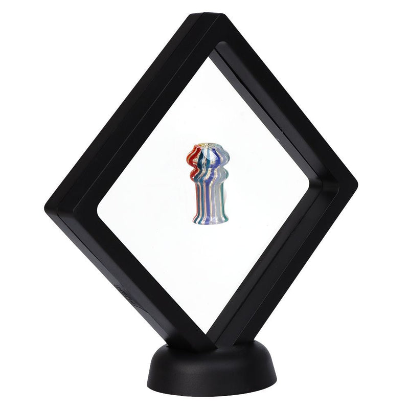 Pulsar Rainbow w/ Opal Glass Mouthpiece Attachment for Puffco Pivot w/ Display Stand - Colors Vary