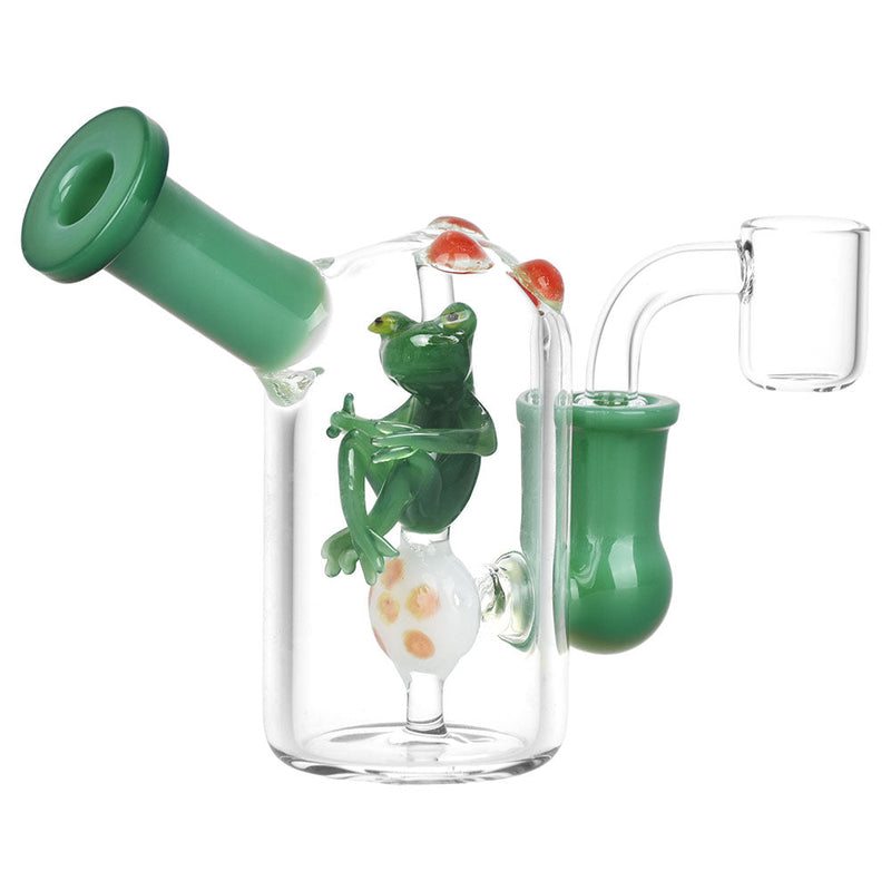 Fun Guy Frog Mini Dab Rig - 4.25" / 14mm F - Cheapnotic