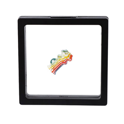 Pulsar Rainbow w/ Opal Glass Mouthpiece Attachment for Puffco Pivot w/ Display Stand - Colors Vary