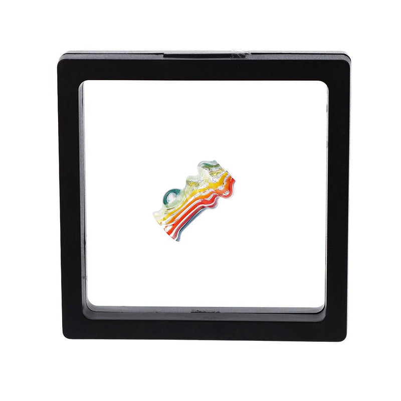 Pulsar Rainbow w/ Opal Glass Mouthpiece Attachment for Puffco Pivot w/ Display Stand - Colors Vary