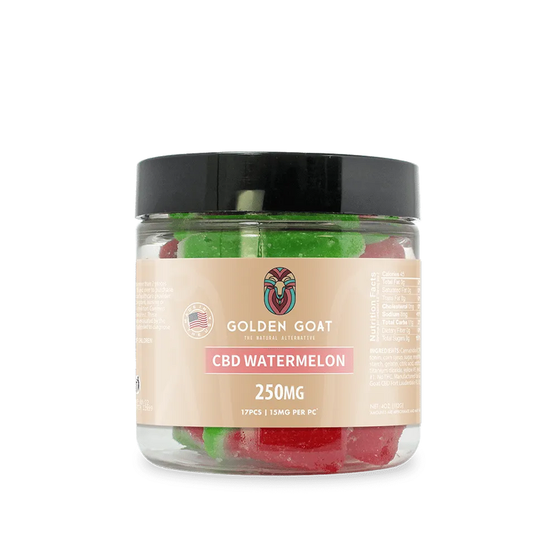 CBD Gummies 250MG - Watermelon Slices