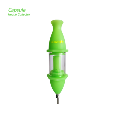 Waxmaid 8″ Capsule Silicone Glass Nectar Collector