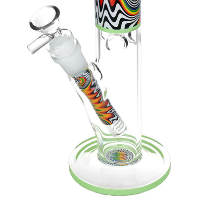 Lofty Visions Straight Tube Glass Water Pipe - 10" / 14mm F / Colors Vary