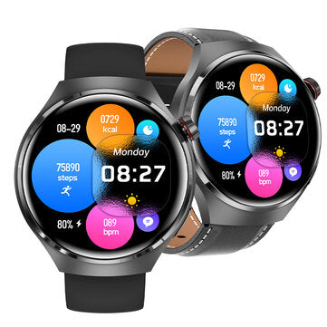 GT4PRO+ 1.6inch HD Screen bluetooth Call Heart Rate Blood Pressure Smart Watch - Cheapnotic