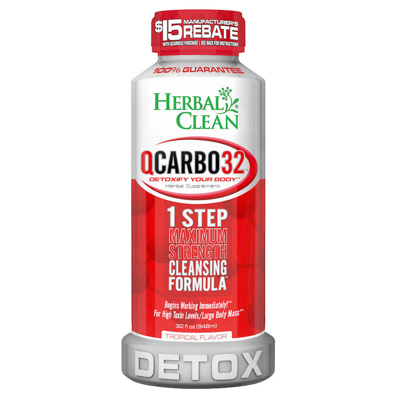 Herbal Clean QCarbo32 Detox Drink | 32oz