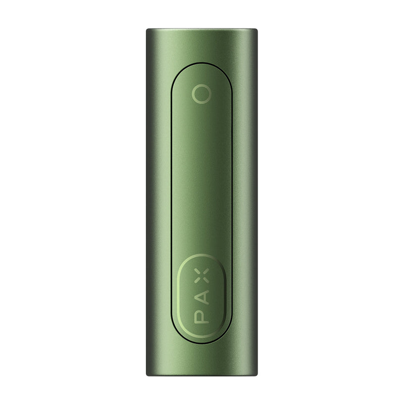 PAX Flow Vaporizer with Grip Sleeve Bundle in green, showcasing sleek design and smart functionality.
