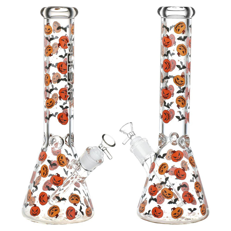 Pulsar Cackling Pumpkins Batty Beaker Bong | 14mm F