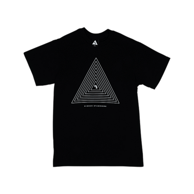 Higher Standards T-Shirt - Concentric Triangle