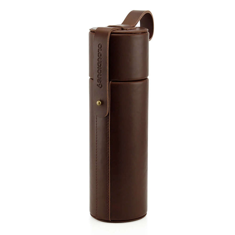 Hydrology9 Leather Carrying Case - Dark Brown