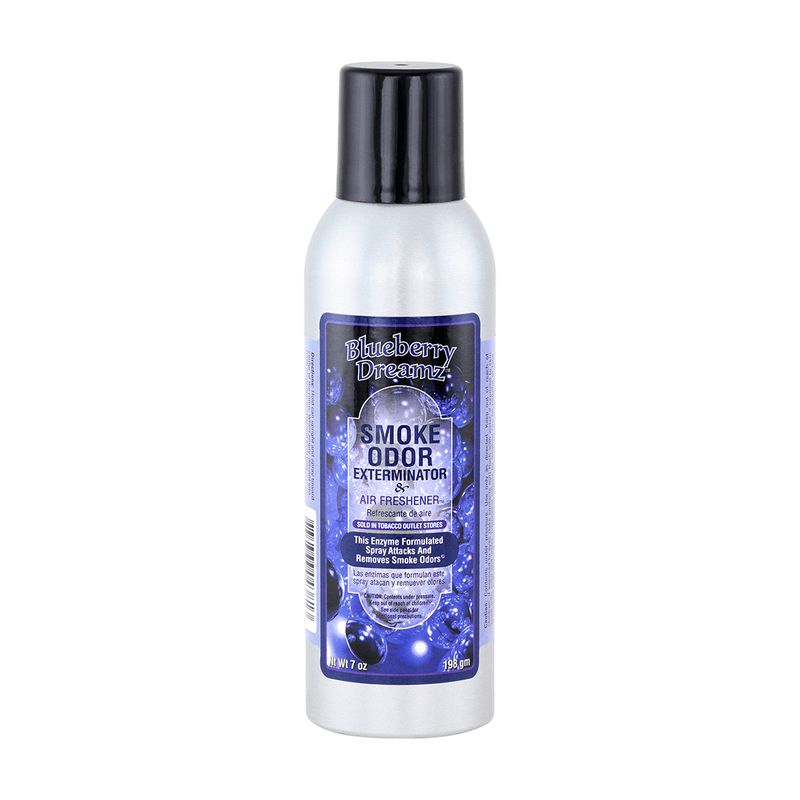 Blueberry Dreamz Smoke Odor Exterminator air freshener bottle for effective odor elimination