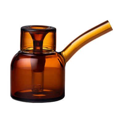 NWTN Home Vesper Bubbler: exquisite amber glass design for elegant smoking experiences.
