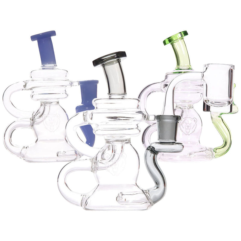 Bear Quartz BQ Cycler Recycler Dab Rig Box Set | 5.5" | 14mm F - Cheapnotic