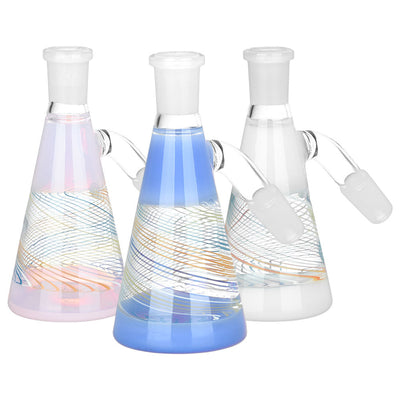 Candy Spiral Dry Ash Catcher | 4.25" | 14mm | Colors Vary