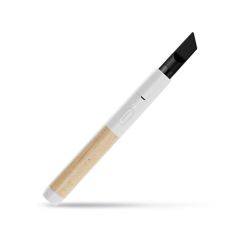 Vessel Wood Vape Pen Battery [White/Beechwood] +