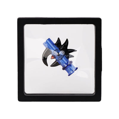 Pulsar Cockatoo Glass Mouthpeice Attachment for Puffco Pivot w/ Display Stand - Colors Vary