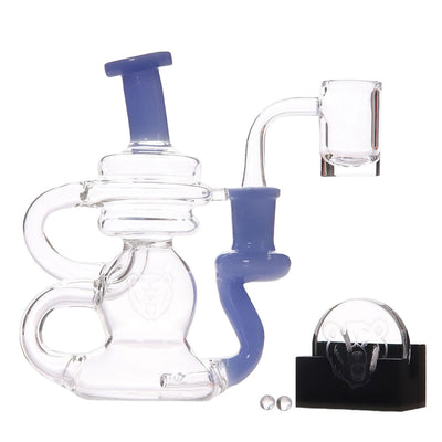 Bear Quartz BQ Cycler Recycler Dab Rig Box Set | 5.5" | 14mm F - Cheapnotic