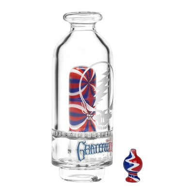 Grateful Dead x Pulsar Sandblast Stealie Attachment Set for Puffco Peak & Peak Pro - 6"