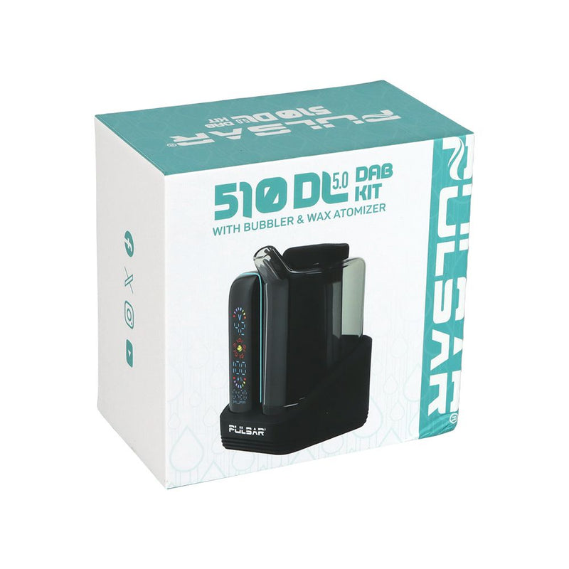Pulsar DL 5.0 Bubbler Dab Kit with Wax Atomizer - 1000mAh / Black