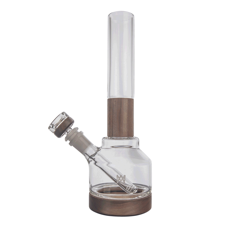 MJ Arsenal Alpine Series - Palisade Water Pipe with Milled Black Walnut accents for smooth flavorful hits.