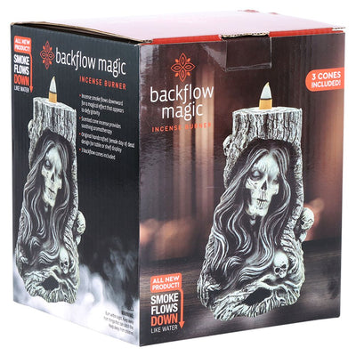 Death Tree Polyresin Backflow Incense Burner - 6"