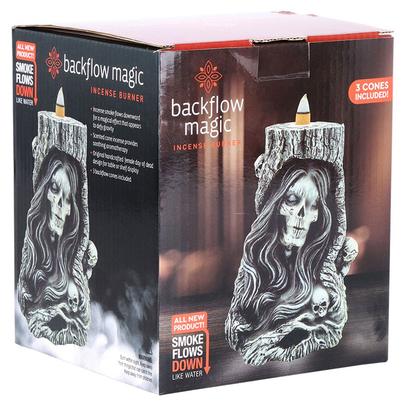 Death Tree Polyresin Backflow Incense Burner - 6"