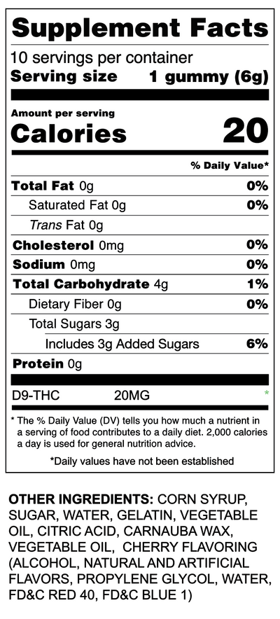 Gorilla THC Gummies - 20MG Delta 9 (10pc)