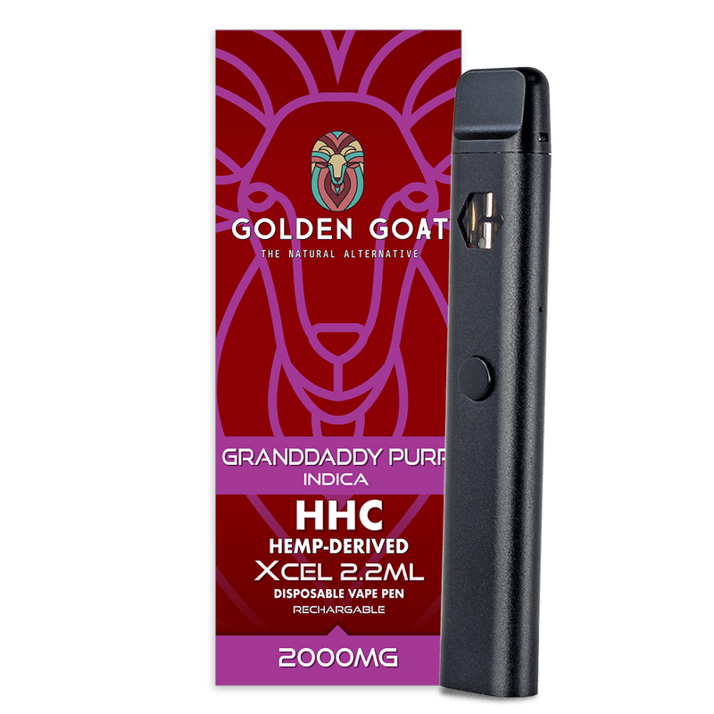 HHC Vape Device, 2000mg, Rechargeable/Disposable - Grand Daddy Purp