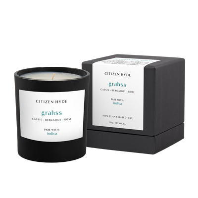 Grahss Ciziten Hyde Candle, Pair with Indica