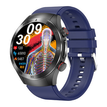 E800 1.49inch AMOLED Display Physical Laser Therapy Smart Watch - Cheapnotic