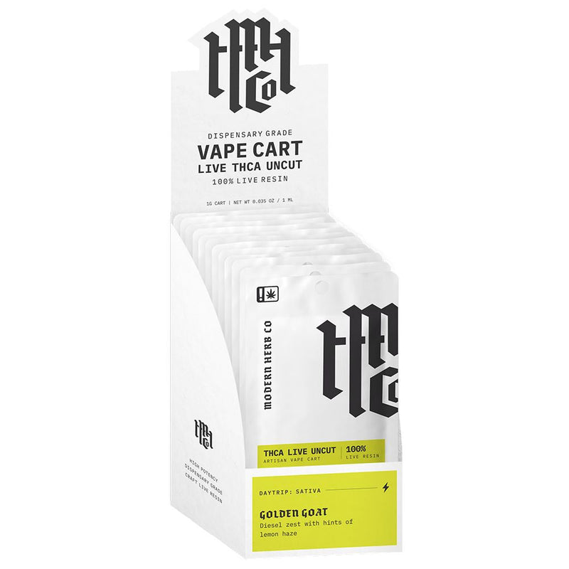Modern Herb Co Live Resin Uncut THCA Cartridge - 1g
