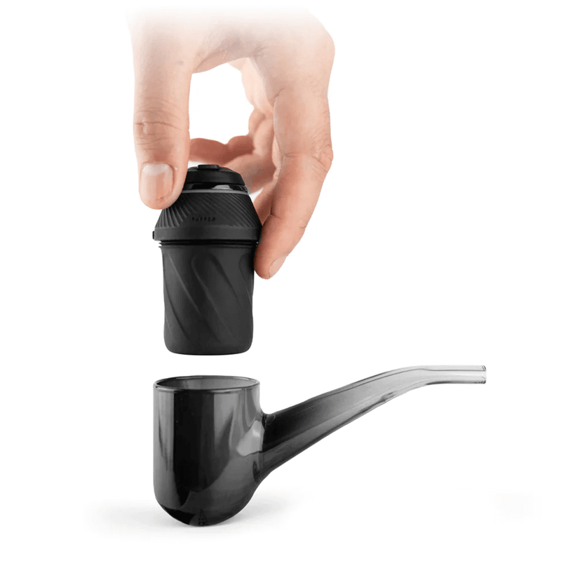 Modular design of the Puffco Proxy vaporizer showcasing customizable and portable features for on-the-go vaping.