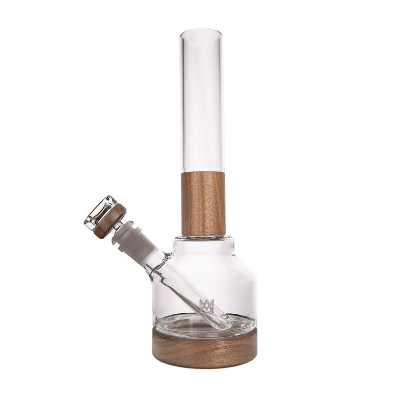 MJ Arsenal Alpine Series - Palisade Water Pipe with Milled Black Walnut accents and glass design.