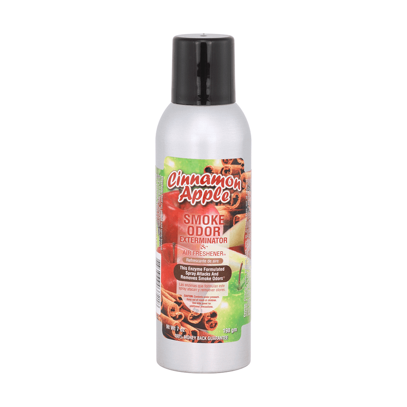 Cinnamon Apple Smoke Odor Exterminator air freshener spray for eliminating stubborn odors.