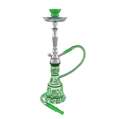 20" Hieros 1-Hose Premium Hookah - Colors Vary - Cheapnotic